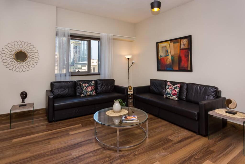 Higuests - Roomy Apt With Infinity Pool Close To Burj Khalifa Дубай Екстериор снимка